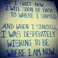 Don't give up.. no matter what